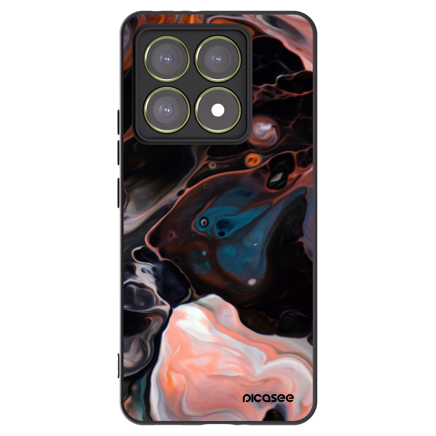 Picasee crna silikonska maskica za Xiaomi 14T - Cream