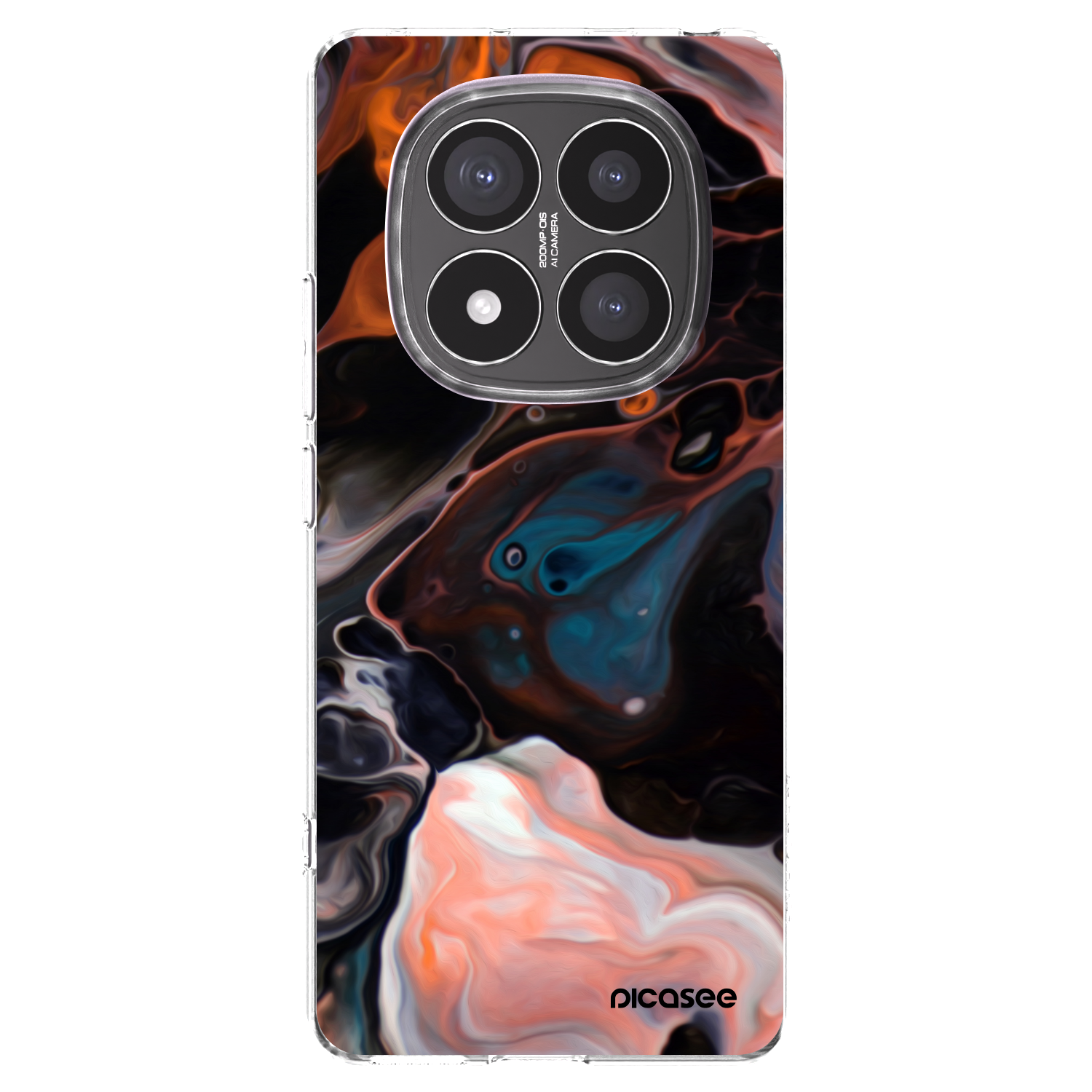 Picasee silikonska prozirna maskica za Xiaomi Redmi Note 14 Pro+ 5G - Cream