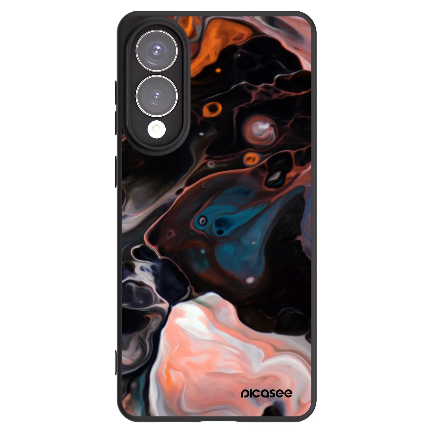 Picasee crna silikonska maskica za Samsung Galaxy S25 Edge 5G - Cream