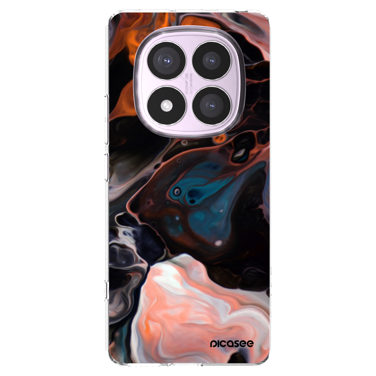 Picasee silikonska prozirna maskica za Xiaomi Redmi Note 14 Pro 4G - Cream
