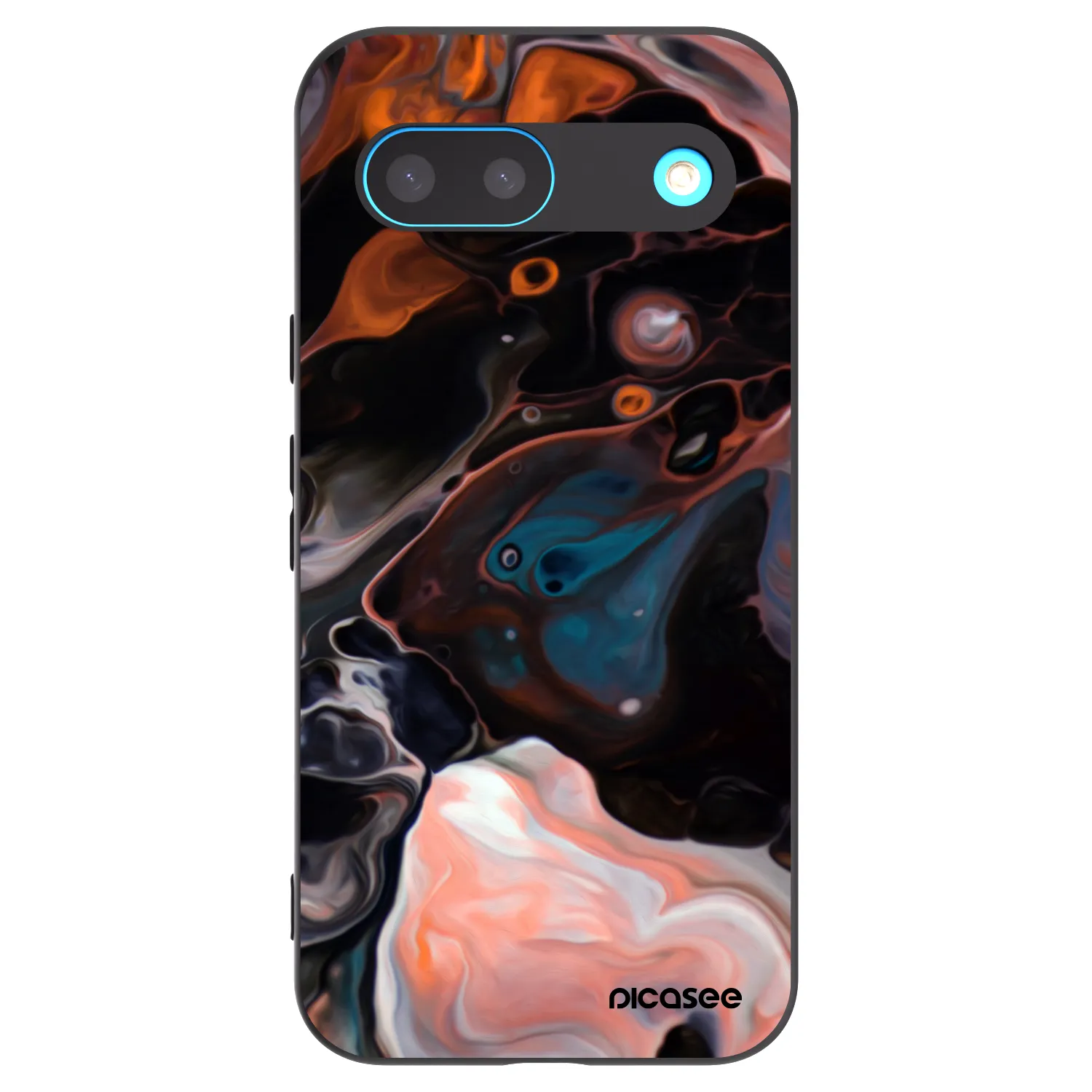 Picasee crna silikonska maskica za Google Pixel 8 - Cream