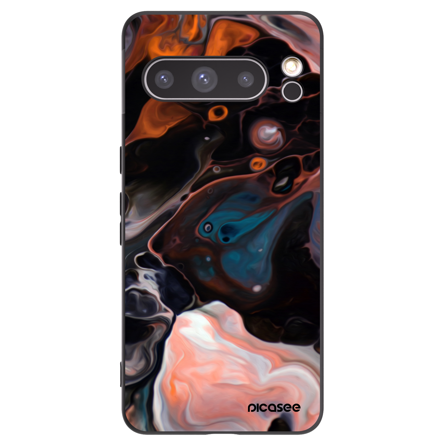 Picasee crna silikonska maskica za Google Pixel 8 Pro - Cream
