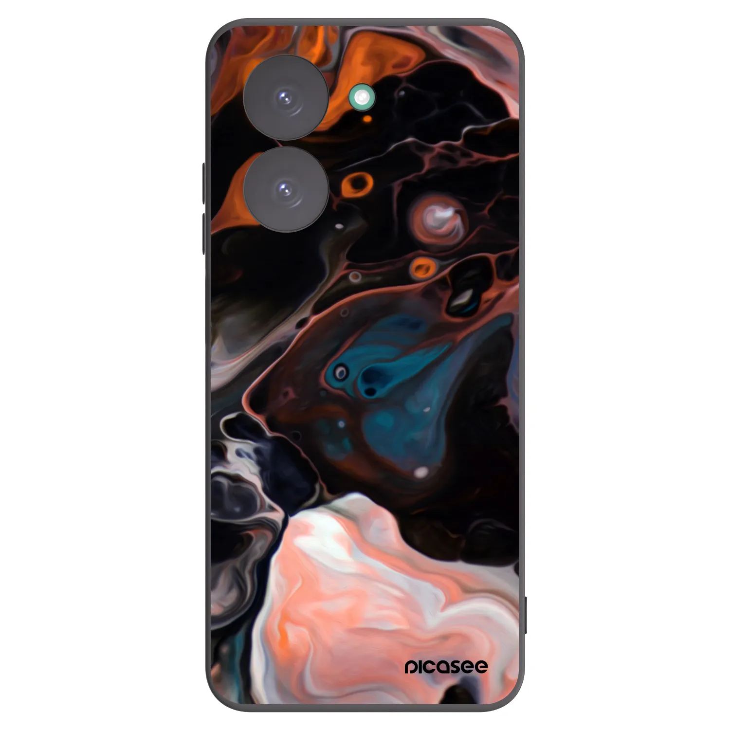Picasee crna silikonska maskica za Xiaomi Redmi A5 - Cream