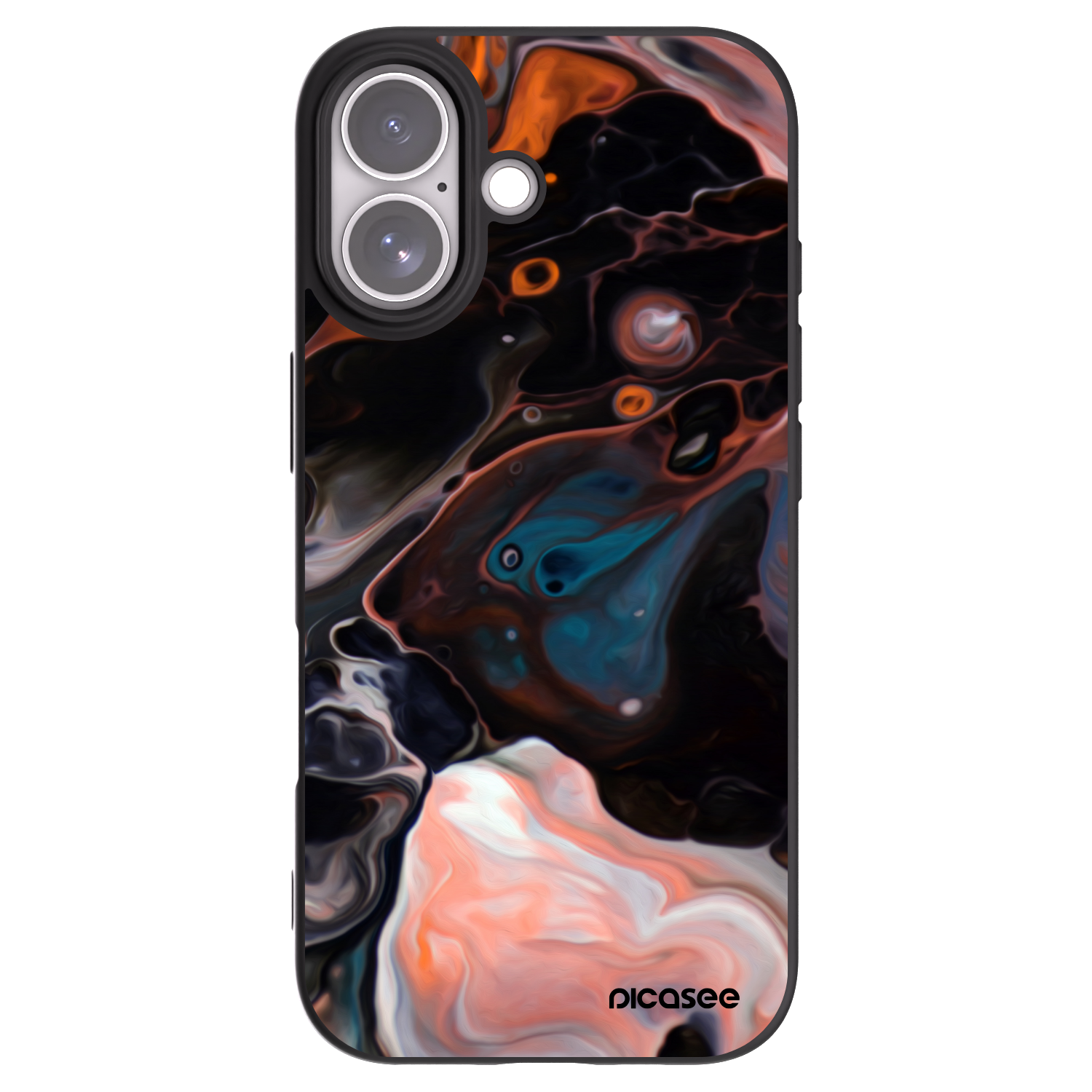 Picasee crna silikonska maskica za Apple iPhone 17 - Cream