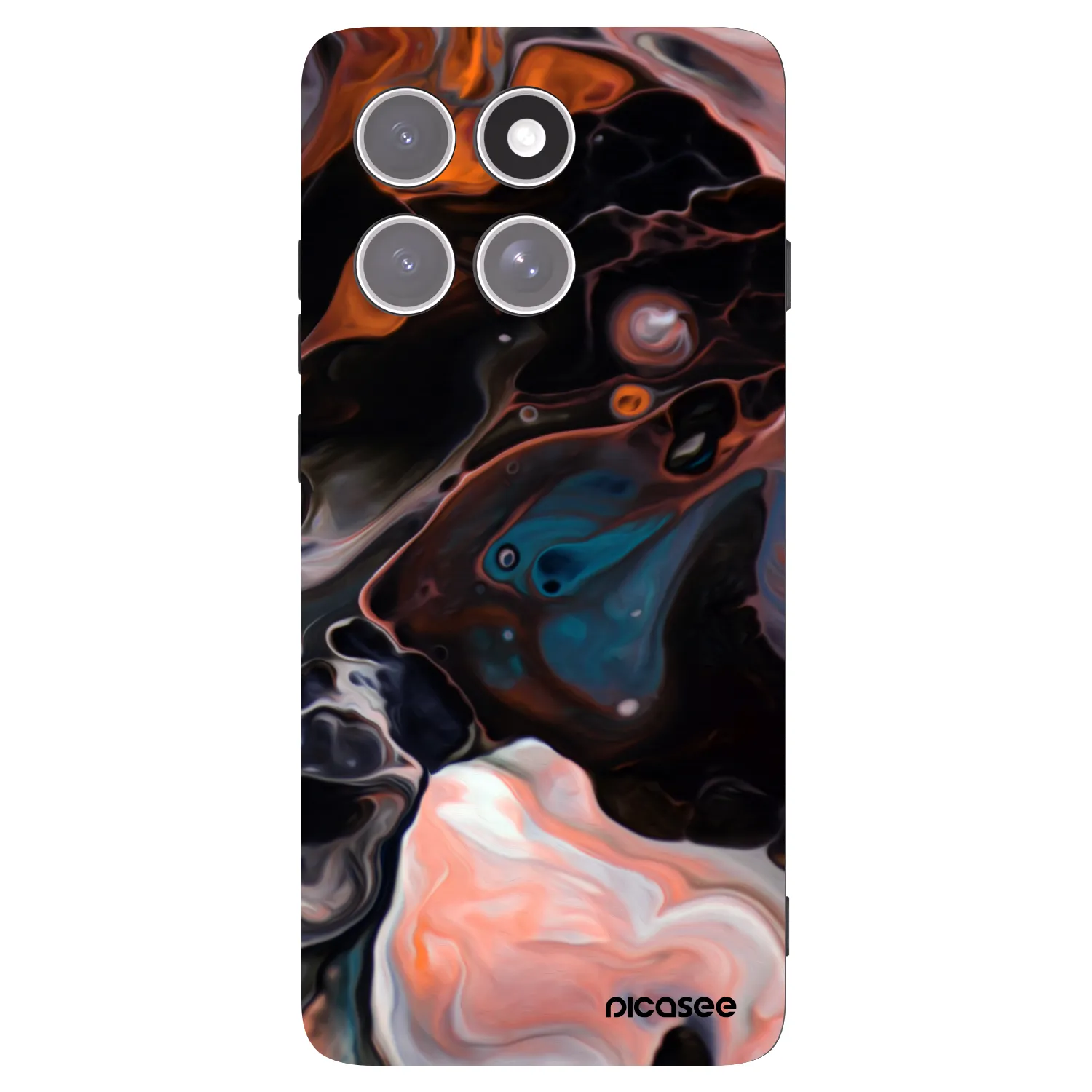 Picasee crna silikonska maskica za Motorola Edge 60 Pro - Cream