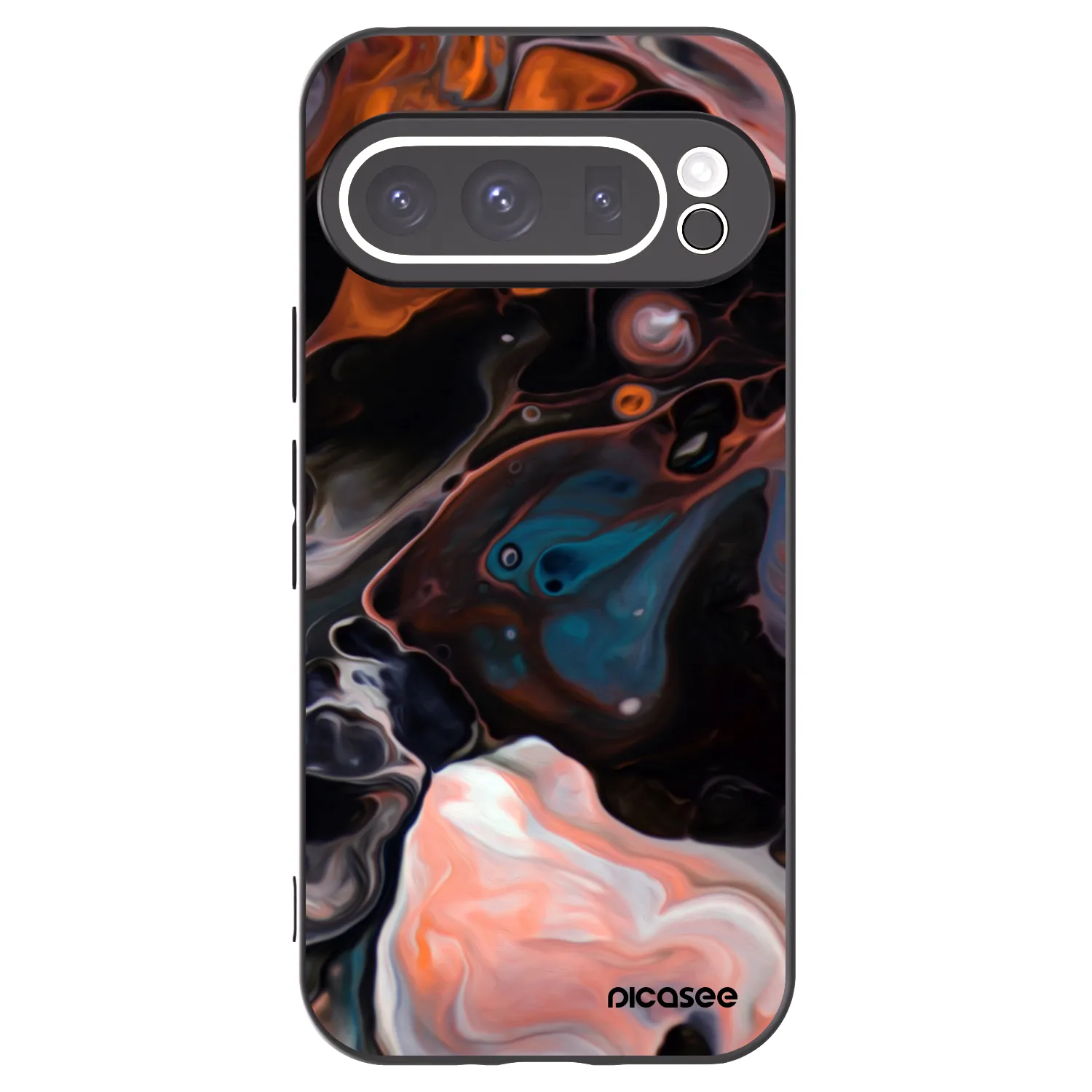 Picasee crna silikonska maskica za Google Pixel 9 Pro XL - Cream