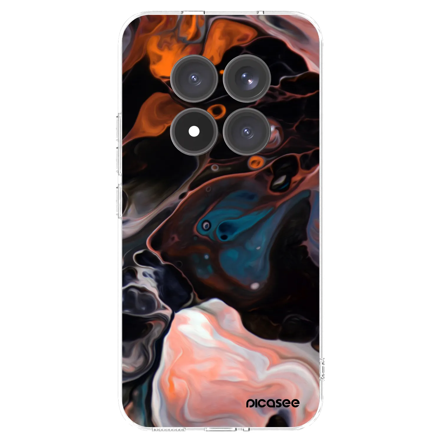 Picasee silikonska prozirna maskica za Xiaomi Redmi Note 15 Pro+ - Cream