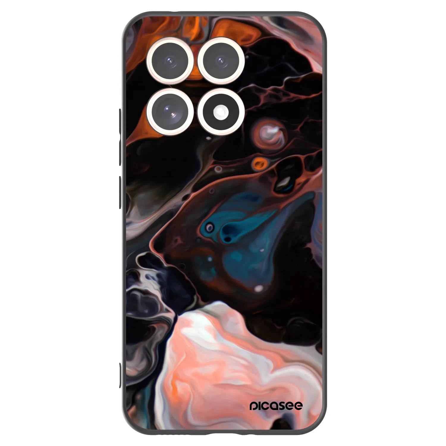 Picasee crna silikonska maskica za Xiaomi 15T - Cream