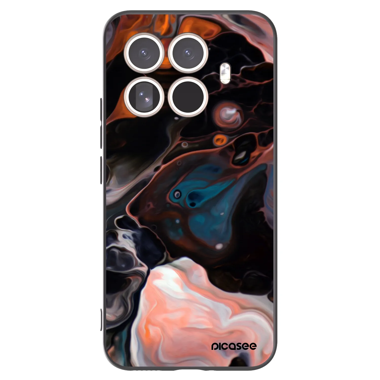 Picasee crna silikonska maskica za Xiaomi 15T Pro - Cream