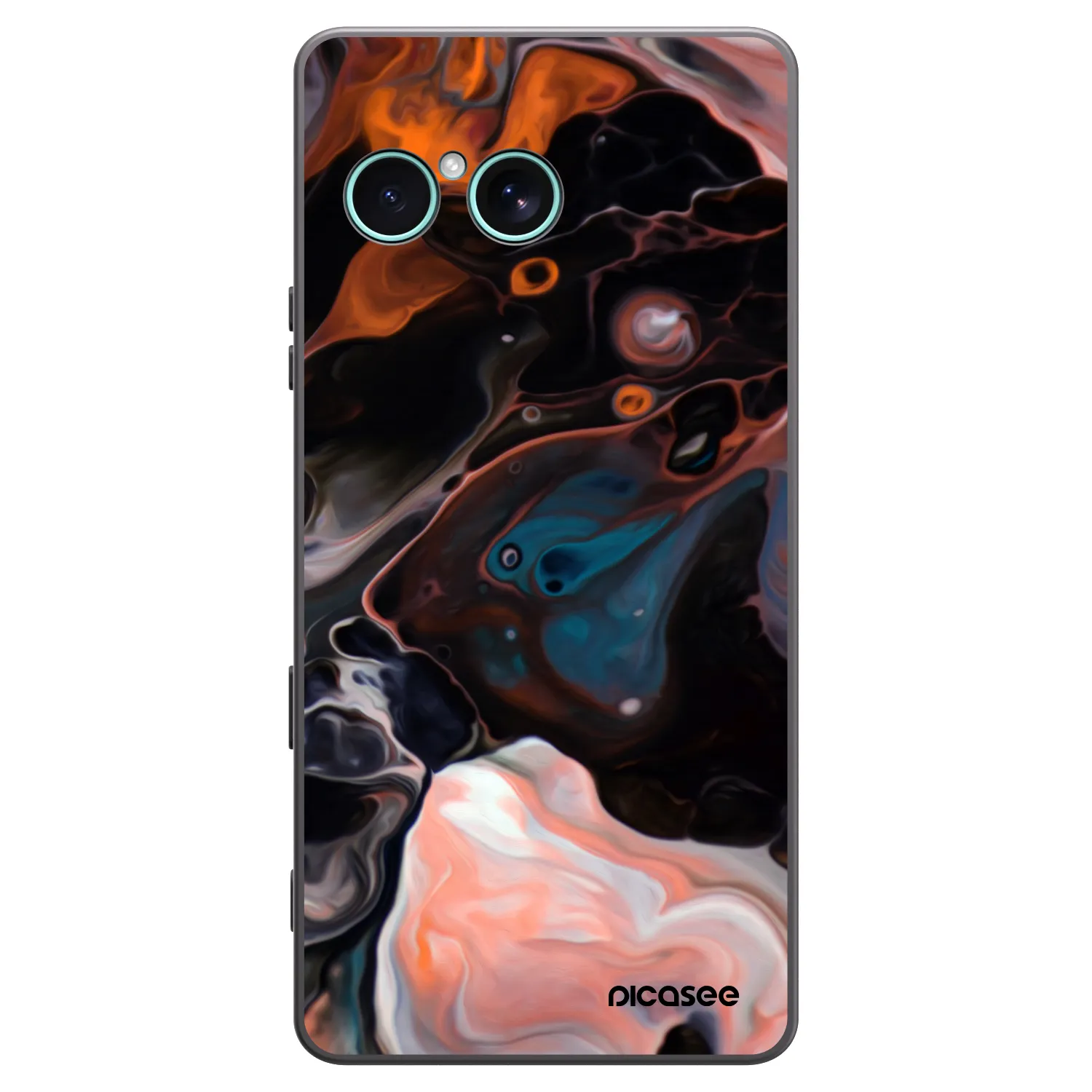 Picasee crna silikonska maskica za Sony Xperia 10 VII - Cream