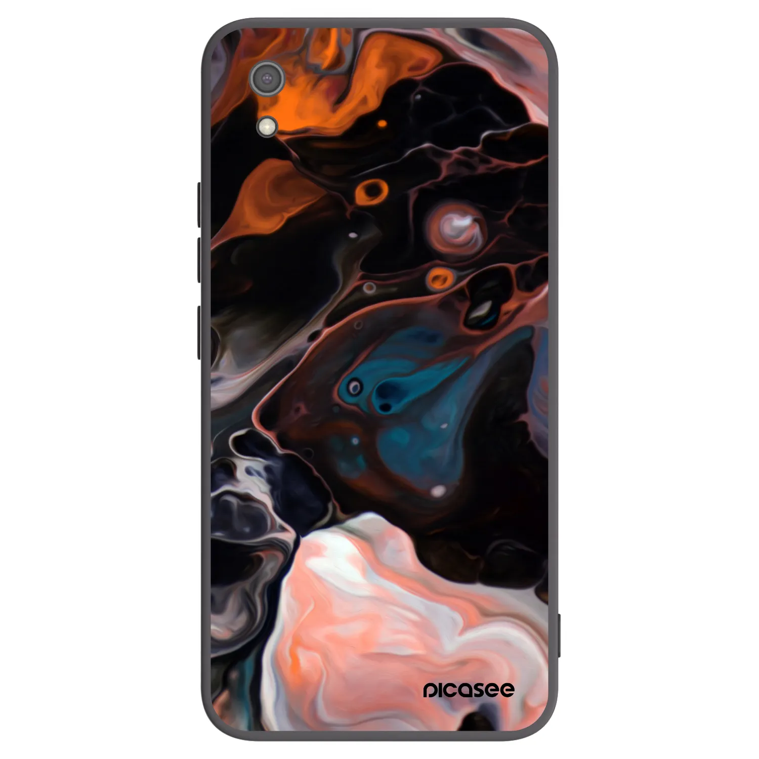 Picasee crna silikonska maskica za Xiaomi Redmi 7A - Cream