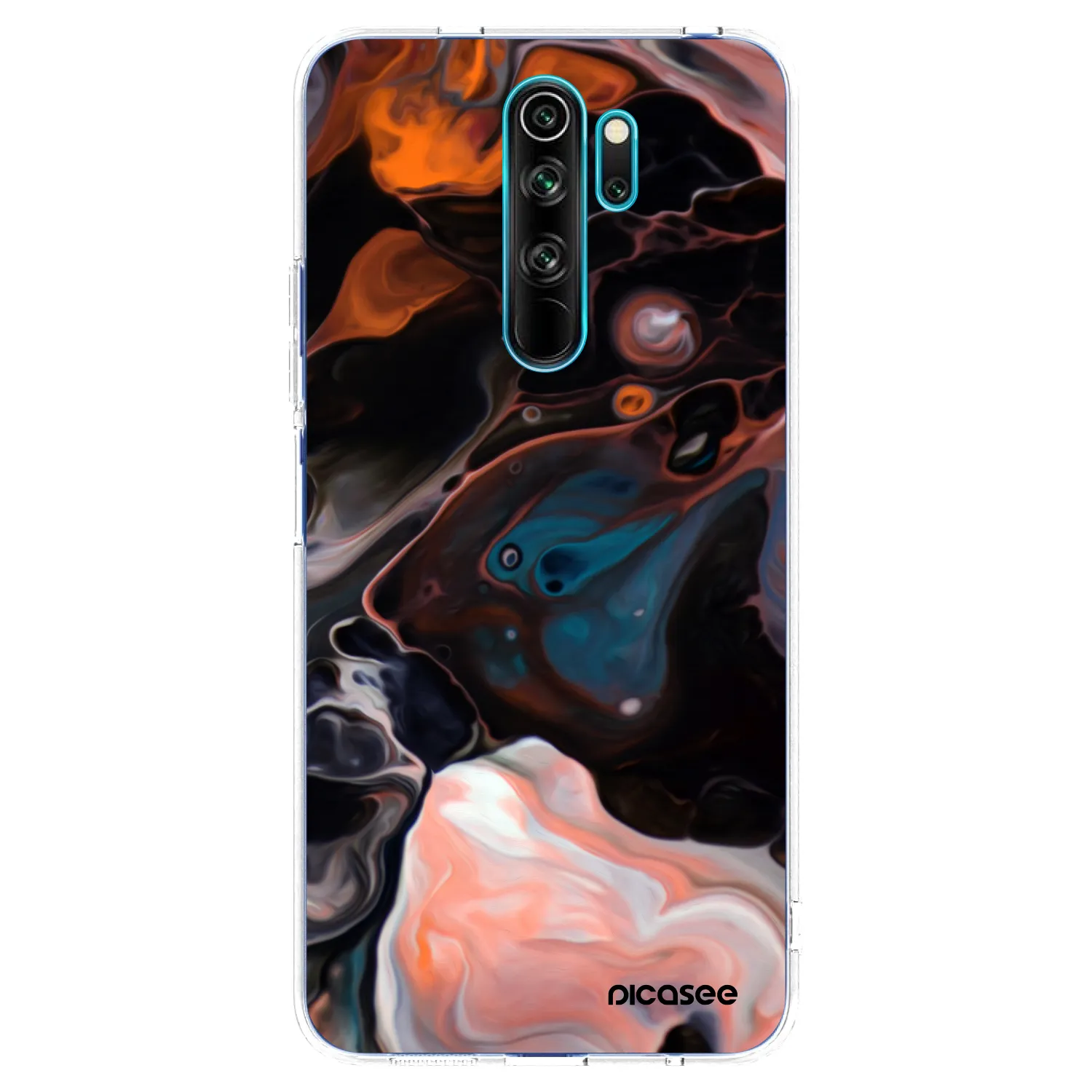Picasee silikonska prozirna maskica za Xiaomi Redmi Note 8 Pro - Cream