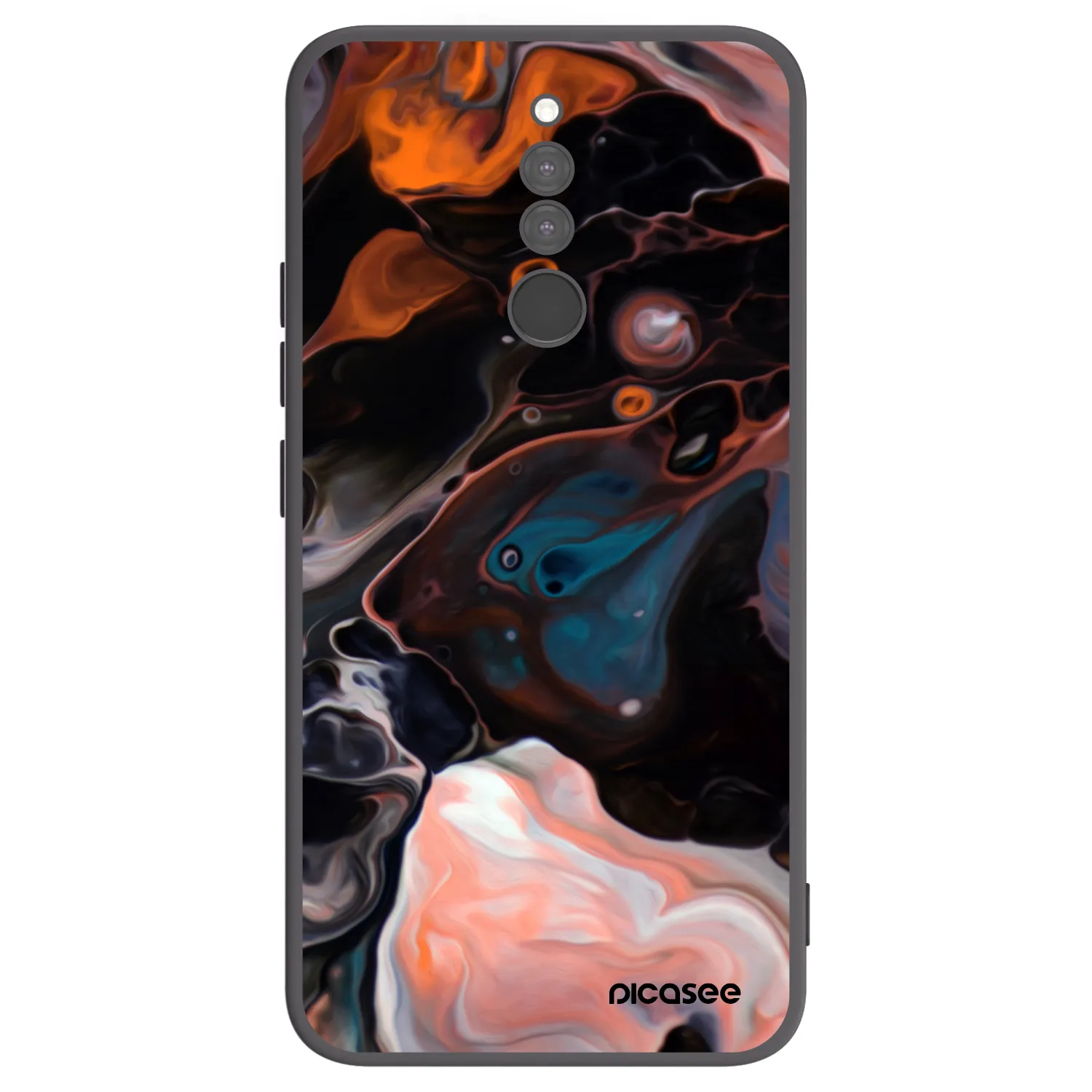 Picasee crna silikonska maskica za Xiaomi Redmi 8 - Cream
