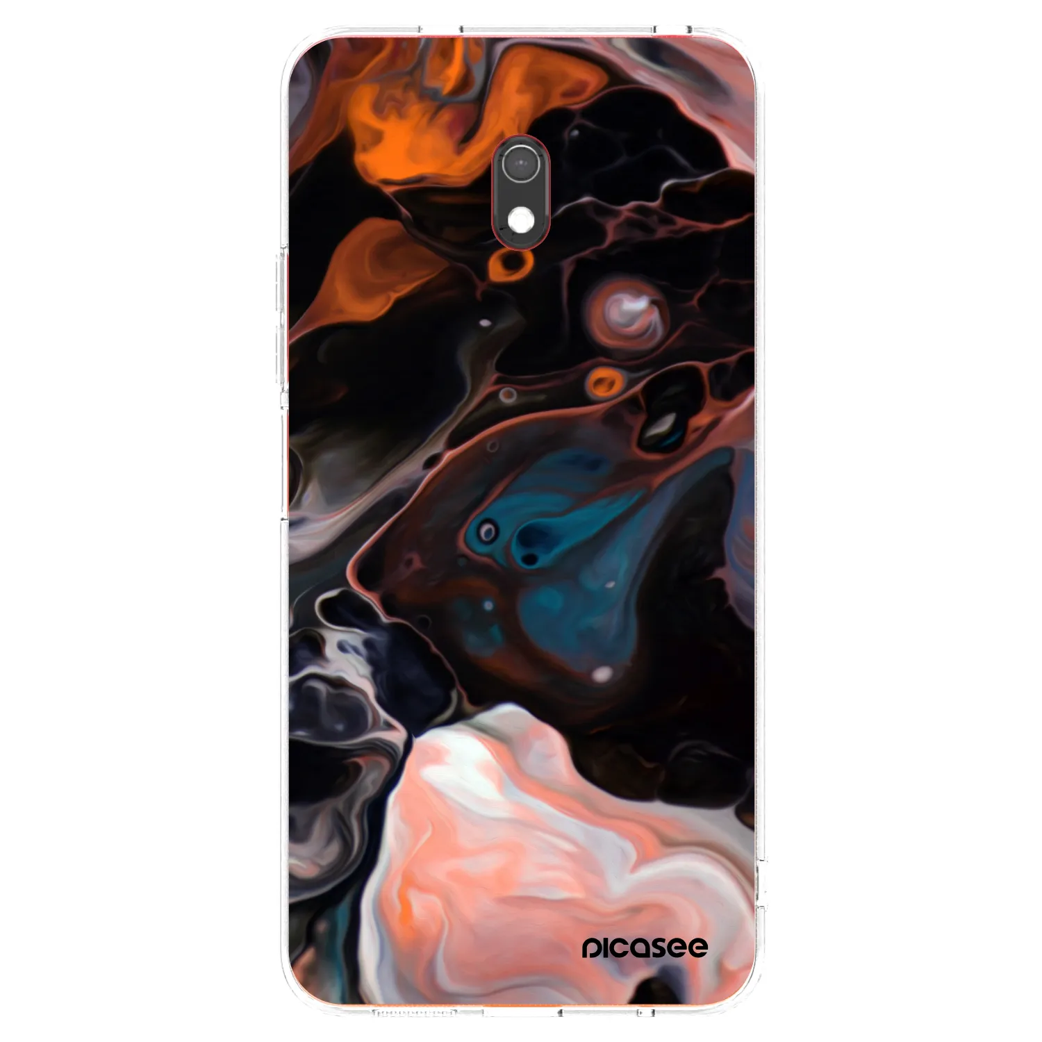 Picasee silikonska prozirna maskica za Xiaomi Redmi 8A - Cream