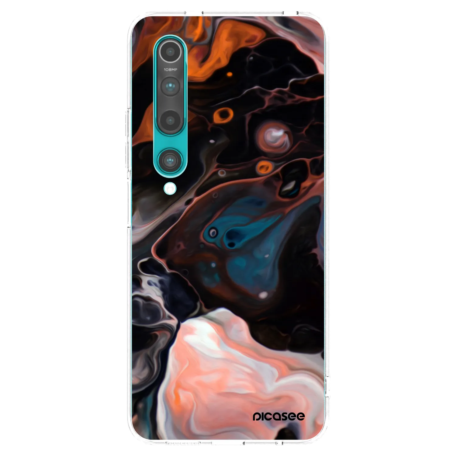 Picasee silikonska prozirna maskica za Xiaomi Mi 10 - Cream