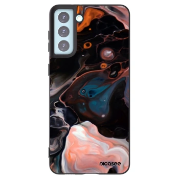 Picasee crna silikonska maskica za Samsung Galaxy S21+ 5G G996F - Cream