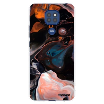 Picasee silikonska prozirna maskica za Motorola Moto G9 Play - Cream