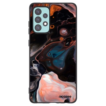 Picasee crna silikonska maskica za Samsung Galaxy A72 A725F - Cream