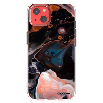 Picasee silikonska prozirna maskica za Apple iPhone 13 - Cream