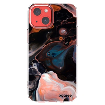 Picasee silikonska prozirna maskica za Apple iPhone 13 mini - Cream