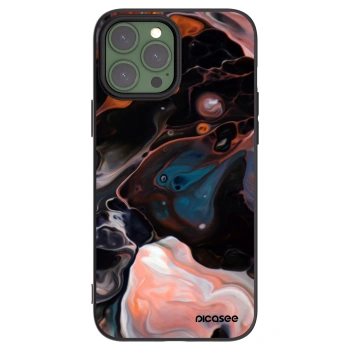 Picasee crna silikonska maskica za Apple iPhone 13 Pro Max - Cream
