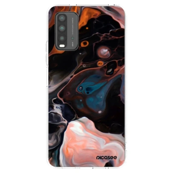Picasee crna silikonska maskica za Xiaomi Redmi 9T - Cream