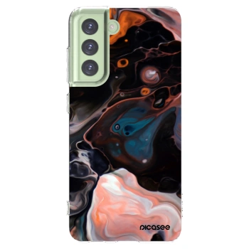 Picasee silikonska prozirna maskica za Samsung Galaxy S21 FE 5G - Cream