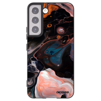 Picasee crna silikonska maskica za Samsung Galaxy S22 5G - Cream