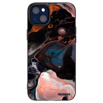 Picasee crna silikonska maskica za Apple iPhone 14 Plus - Cream