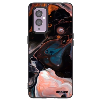 Picasee crna silikonska maskica za OnePlus 9 - Cream