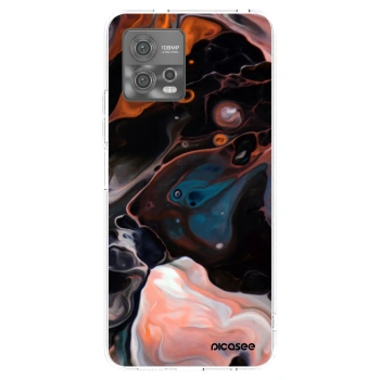 Picasee silikonska prozirna maskica za Motorola Moto G72 - Cream