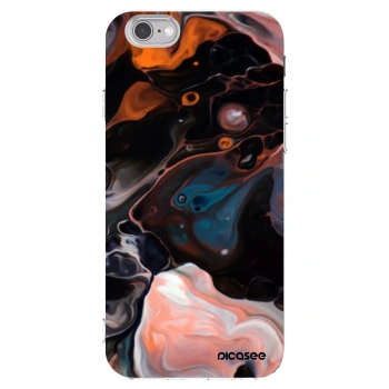 Picasee silikonska prozirna maskica za Apple iPhone 6/6S - Cream