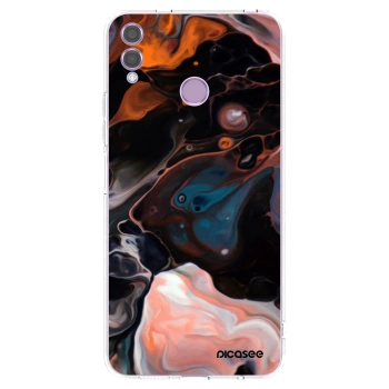 Picasee silikonska prozirna maskica za Honor 8X - Cream