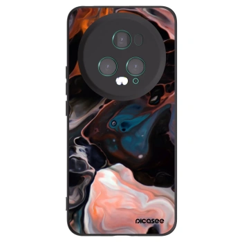 Picasee crna silikonska maskica za Honor Magic5 Pro - Cream