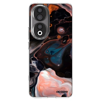 Picasee silikonska prozirna maskica za Honor 90 5G - Cream