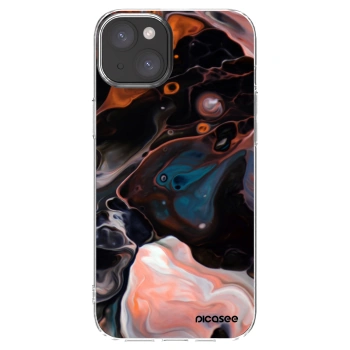 Picasee silikonska prozirna maskica za Apple iPhone 15 Plus - Cream