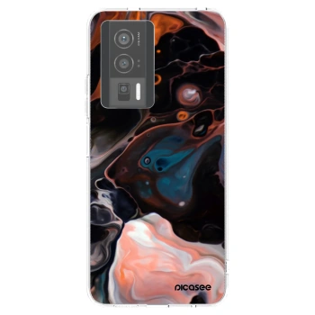 Picasee silikonska prozirna maskica za Xiaomi Poco F5 Pro 5G - Cream