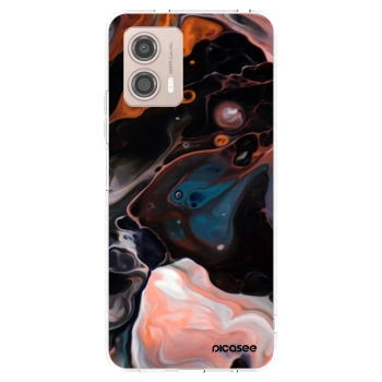 Picasee silikonska prozirna maskica za Motorola Moto G53 5G - Cream
