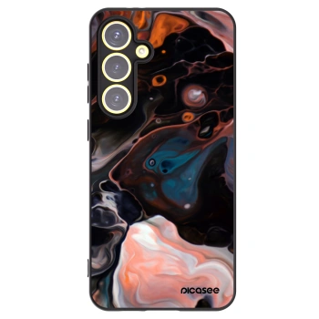 Picasee crna silikonska maskica za Samsung Galaxy S24 FE S721B - Cream