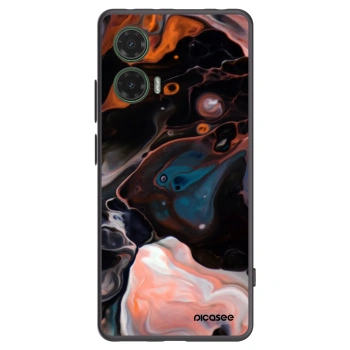 Picasee crna silikonska maskica za Motorola Moto G35 5G - Cream