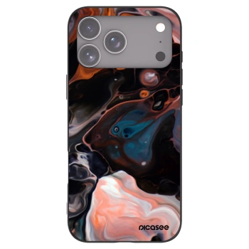 Picasee crna silikonska maskica za Apple iPhone 17 Pro Max - Cream