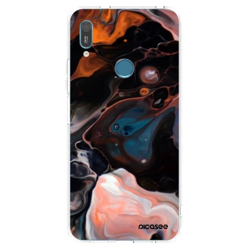 Picasee silikonska prozirna maskica za Huawei Y6 2019 - Cream