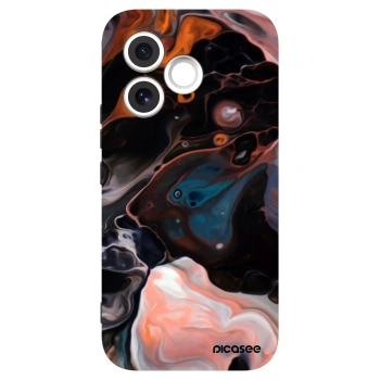 Picasee crna silikonska maskica za Honor 600 Lite - Cream