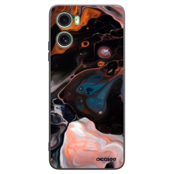 Picasee crna silikonska maskica za Motorola Moto G06 - Cream