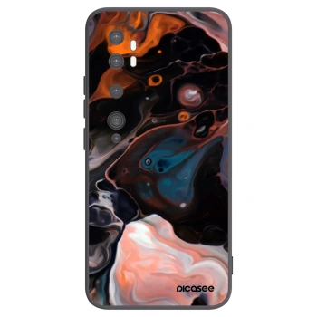Picasee crna silikonska maskica za Xiaomi Mi Note 10 (Pro) - Cream