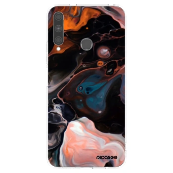 Picasee silikonska prozirna maskica za Huawei P40 Lite E - Cream