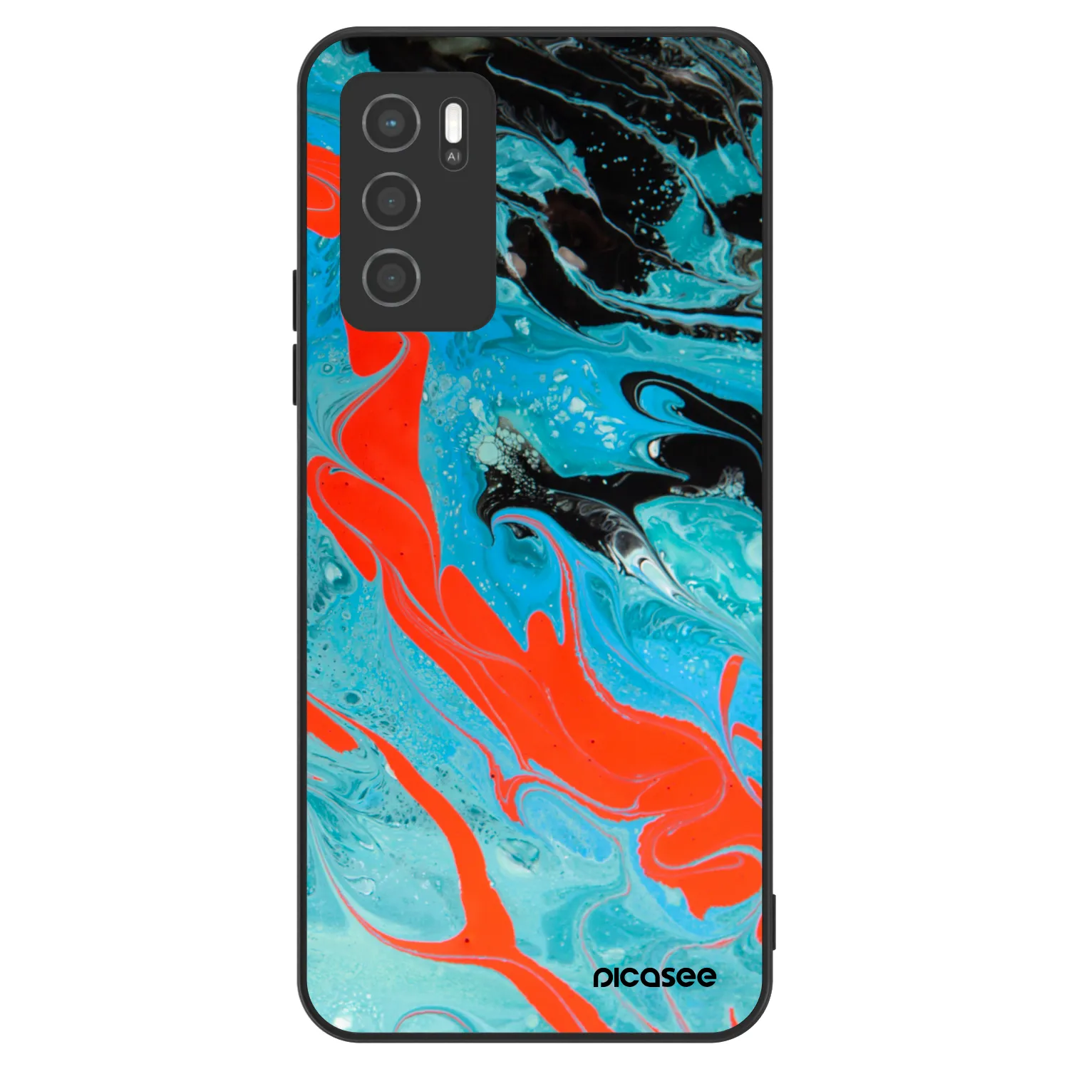Picasee ULTIMATE CASE za OPPO A16s - Blue Magma