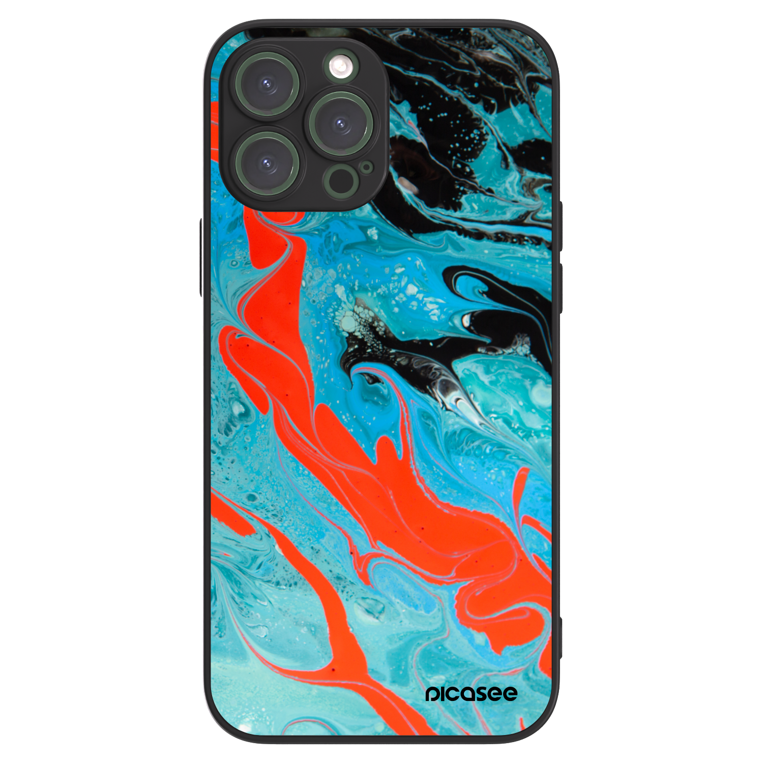 Picasee ULTIMATE CASE MagSafe za Apple iPhone 13 Pro Max - Blue Magma