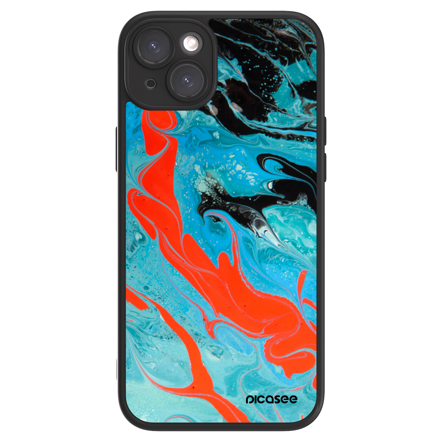 Picasee ULTIMATE CASE MagSafe za Apple iPhone 15 Plus - Blue Magma
