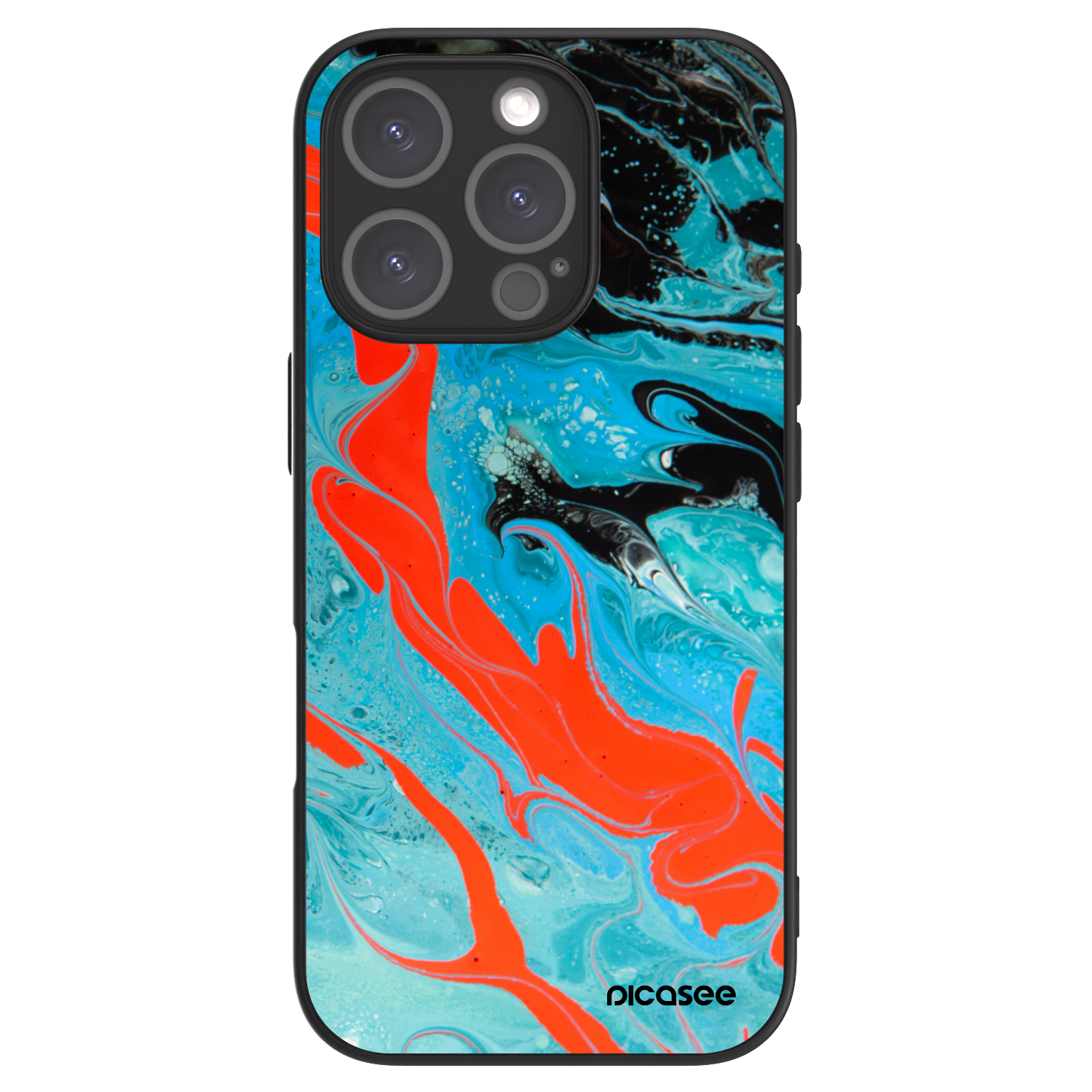 Picasee ULTIMATE CASE MagSafe za Apple iPhone 16 Pro - Blue Magma